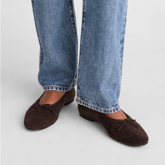 Madewell Shoes - Madewell The April Ballet Flat in Dark Carob